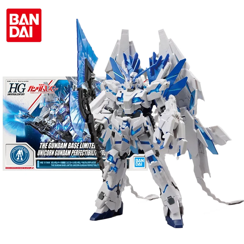 

Bandai Gundam Model Kit Anime Figure HGUC Unicorn Perfectibility Destroy PLAN-B Gunpla Anime Action Figure Toys for Children