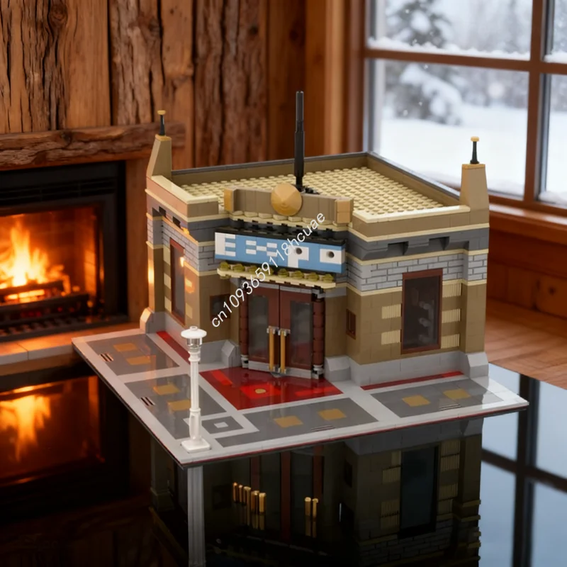 

1055pcs MOC Expo Hall Modulared Model Building Blocks Architecture Assemble DIY Creative Brick Christmas Gift Kids Toy Birthday