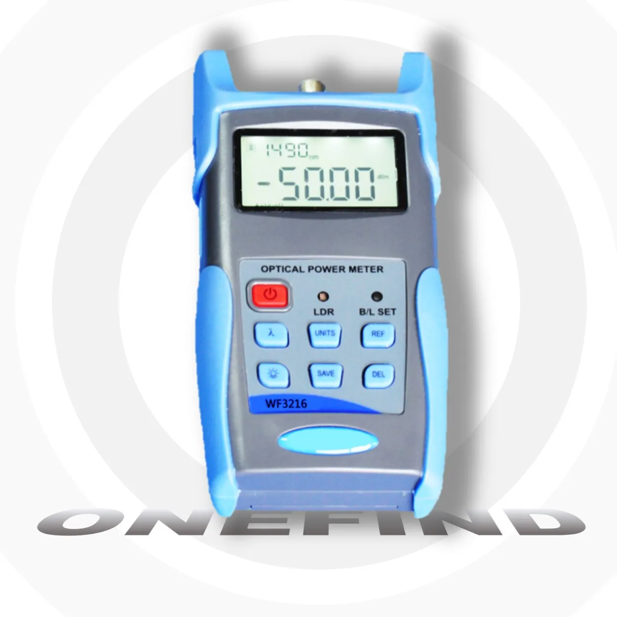 Fibra óptica de Energia Tester WF 3216,FC,SC,ST intercambiáveis/2.5mm universal connectorhandheld medidor de potência óptica