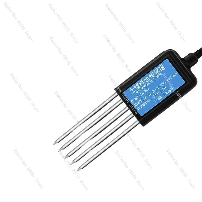 

Soil temperature and humidity sensor Moisture transmitter Agricultural greenhouse soil quality detector