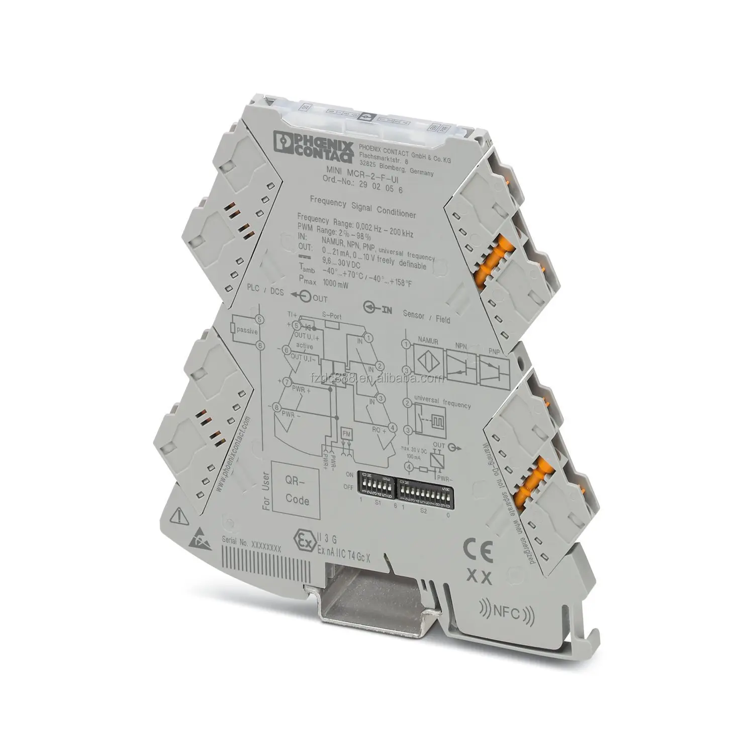 2902056 Mini -2-F-UI Automatic Signal Isolator AC Motor Safety Grid Plastic Amplifier for Signal Conversion