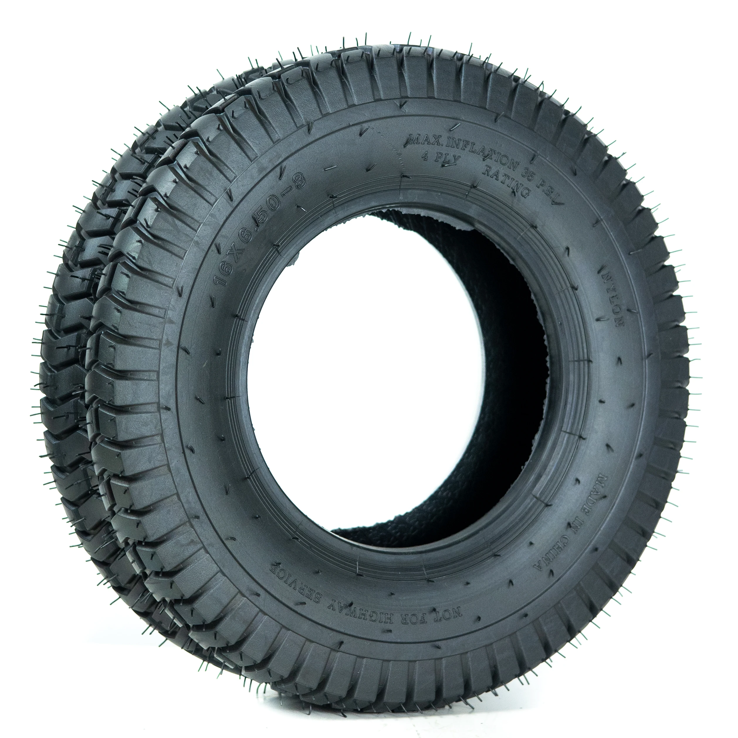 2025 جودة عالية 16X6.50-8 ATV متعدد الأنماط جزازة العشب إطارات الكثبان الرملية أجزاء معدات التعامل مع المواد