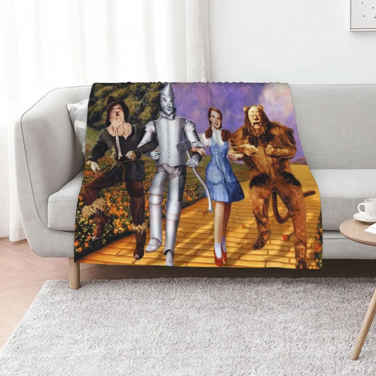 

the wizard of oz Throw Blanket Blankets For Sofas Large Cute Plaid Luxury Designer Blankets