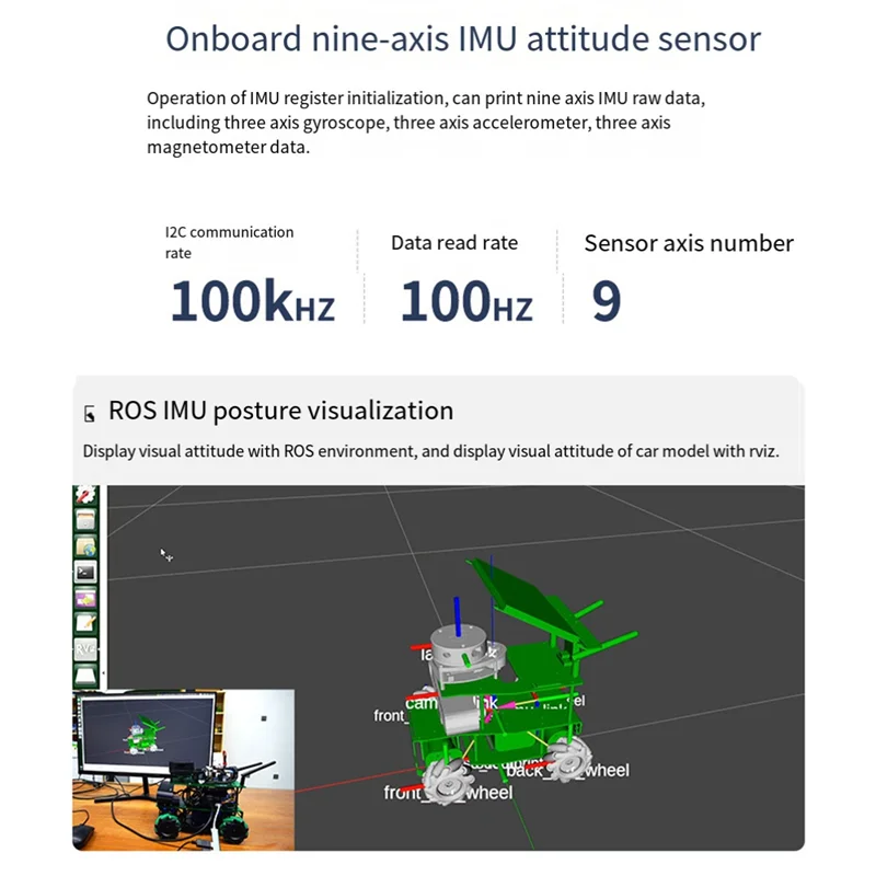 

Плата управления роботом Ros Ros2 со Stm32f103rct6 Imu для Raspberry Pi Jetson Robotics