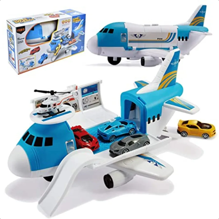 

Игрушечный игровой набор Tuko Transport Cargo Airplane для мальчиков и девочек 3 лет