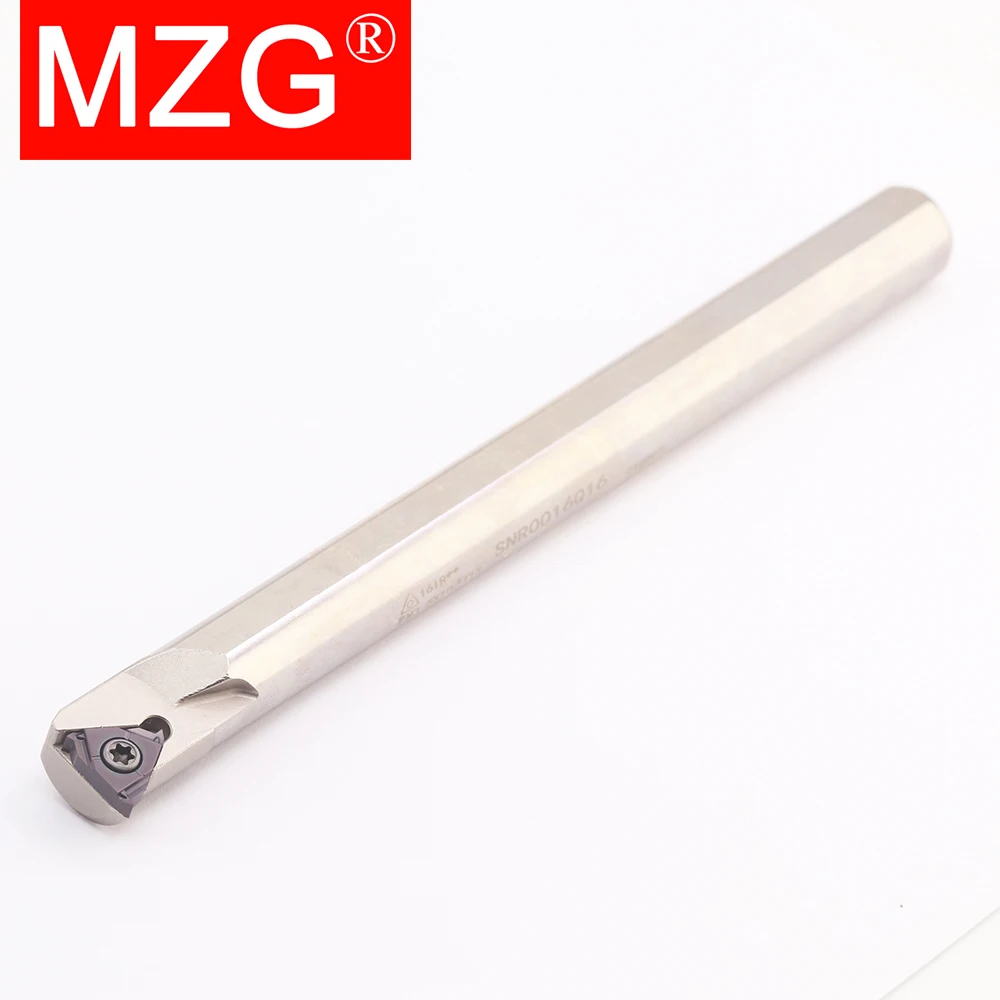 MZG Spring Steel B-SNR SNR0008K11 SNR0012M11 SNR0016Q16 SNR0020R16 SNR0020R22 SNR0025S22 Internal Turning Tool Lathe Cutter 16IR