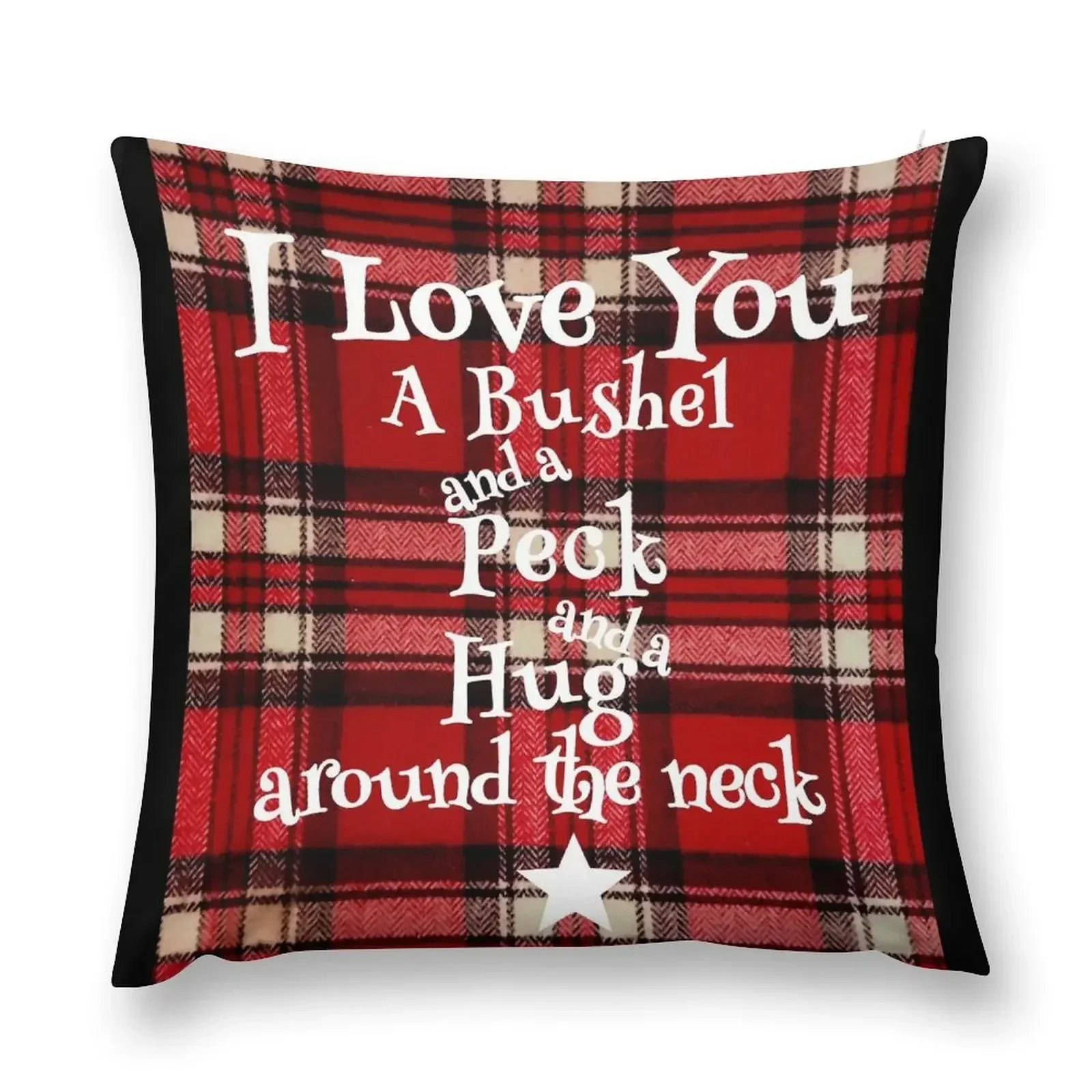 I love you a bushel and a peck Throw Pillow Elastic Cover For Sofa Decorative Pillow Covers For Sofa pillow