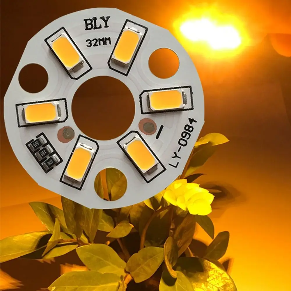 High Brightness LED Color Lamp Bead 5730SMD 3W 5V Color Light Board White/Blue/Yellow/Purple 32mm Bedroom