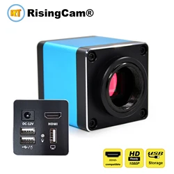 RisingCam HD 1080p Live 60fps zainstalowana SONY imx335 Sensor pamięć flash USB cyfrowa kamera mikroskopowa z wyjściem HDMI i USB