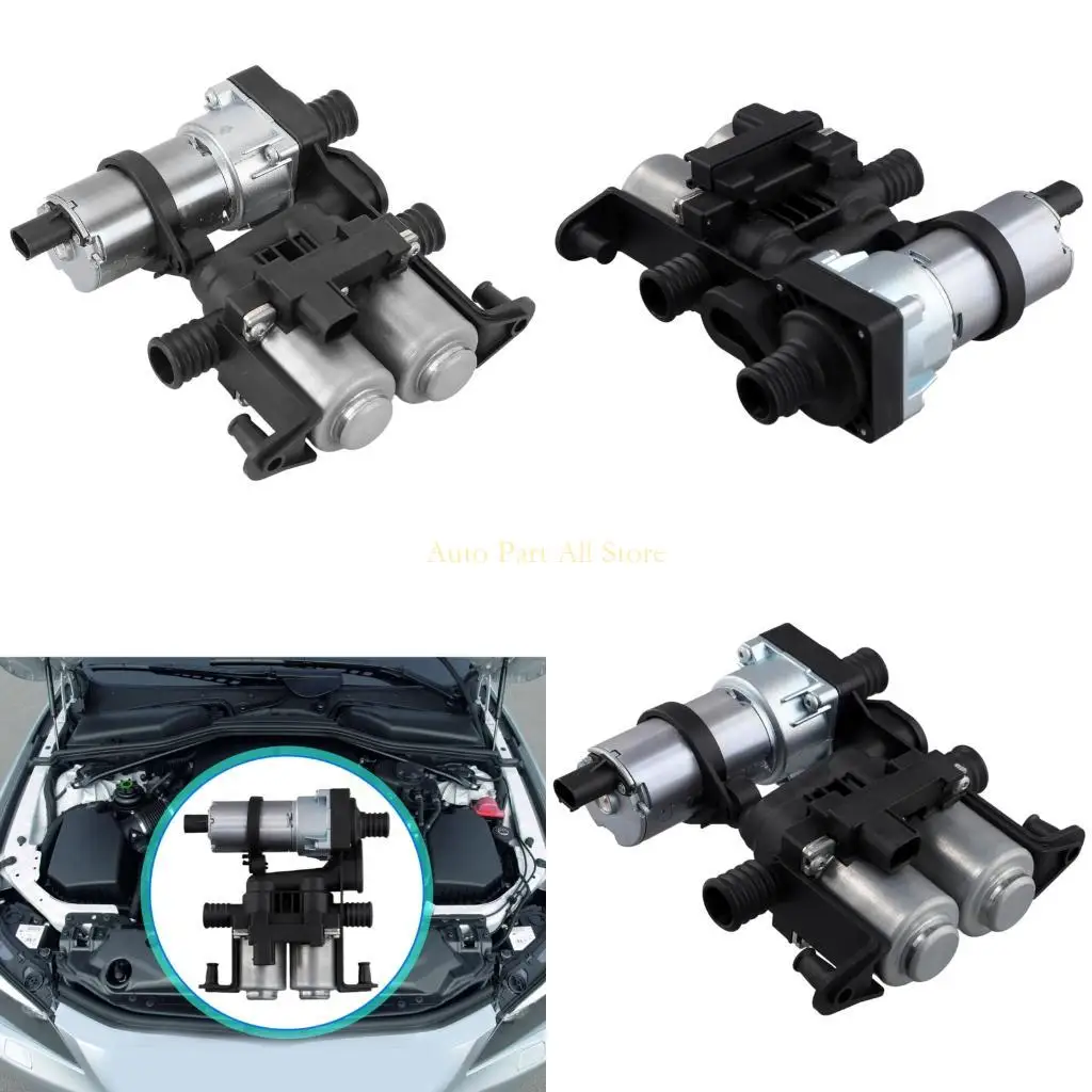 

J0MA Car Water Valves with Auxiliary Water for E38 E39 E53 E34 525i 528i 64118374994 Replacement Coolant Control Valves