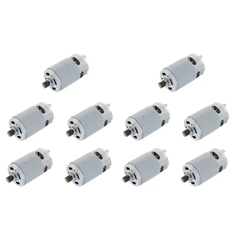 

ABFA 10X 21V RS550 Motor Brushed Motor 14 Teeth Suitable For 4/6 Inch Cordless Mini Logging Saw Chainsaw Tool Accessories