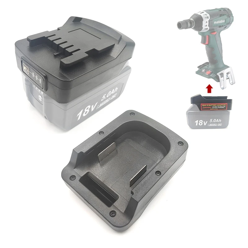 A23T Battery Adapter for 18V Lithium, Convert to for Metabo 18V Power Tools, Battery Converter Adapter, For Metabo Tool