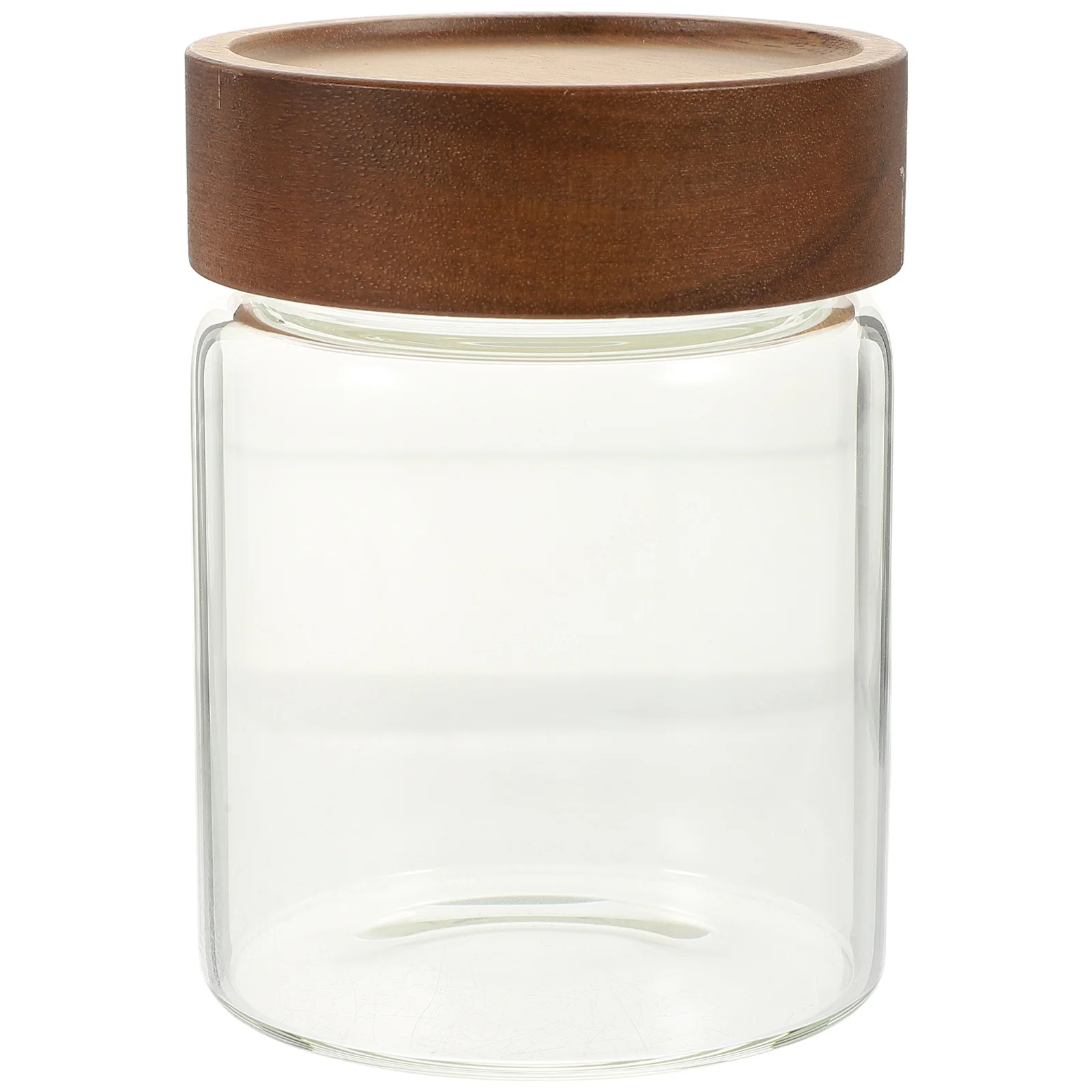 

Glass Coffee Bean Canister 350ml Airtight Storage Jar Snack Container Food Holder Dry Fruit Tea Canister Snack Storage Bottle