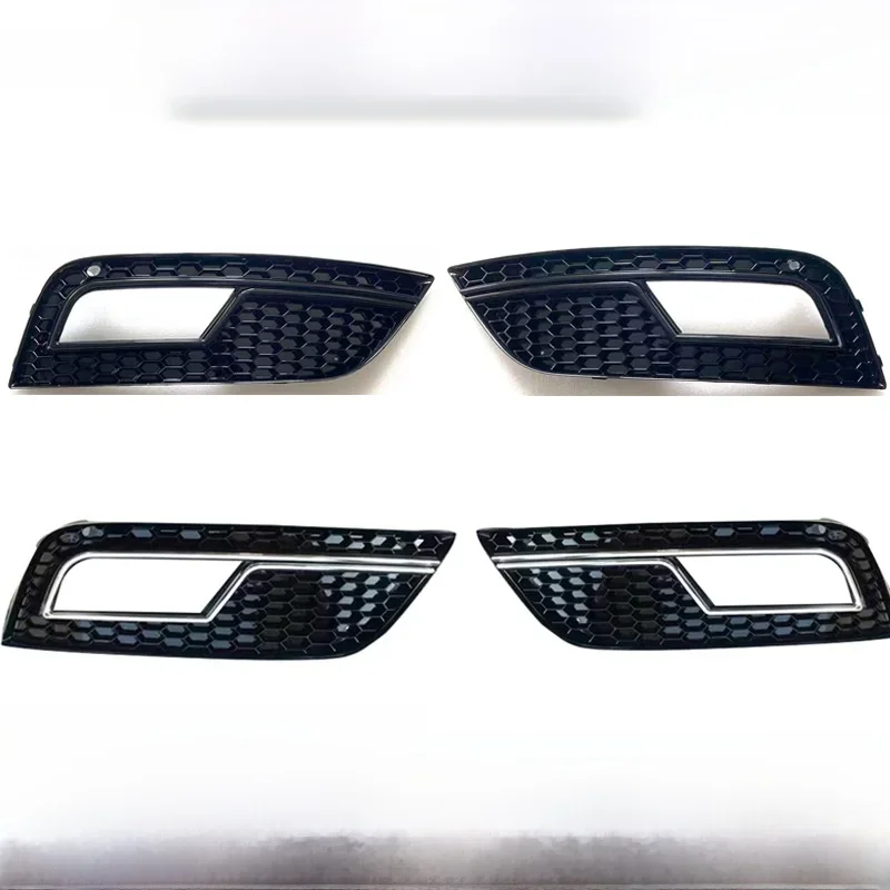

For Audi A4 2013 - 2016 Fog Lamp Frame Grille Modified into S4 Of The Front Bumper Fog Lamp Frame
