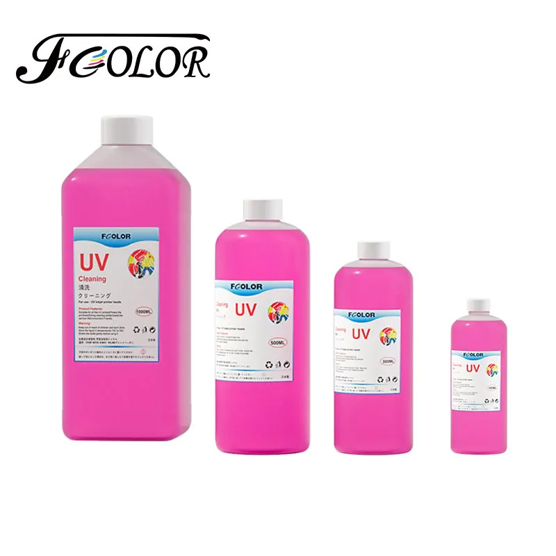 

FCOLOR 300ml per bottle UV DTF Cleaning Solution for UV Printer Cleaning Liquid