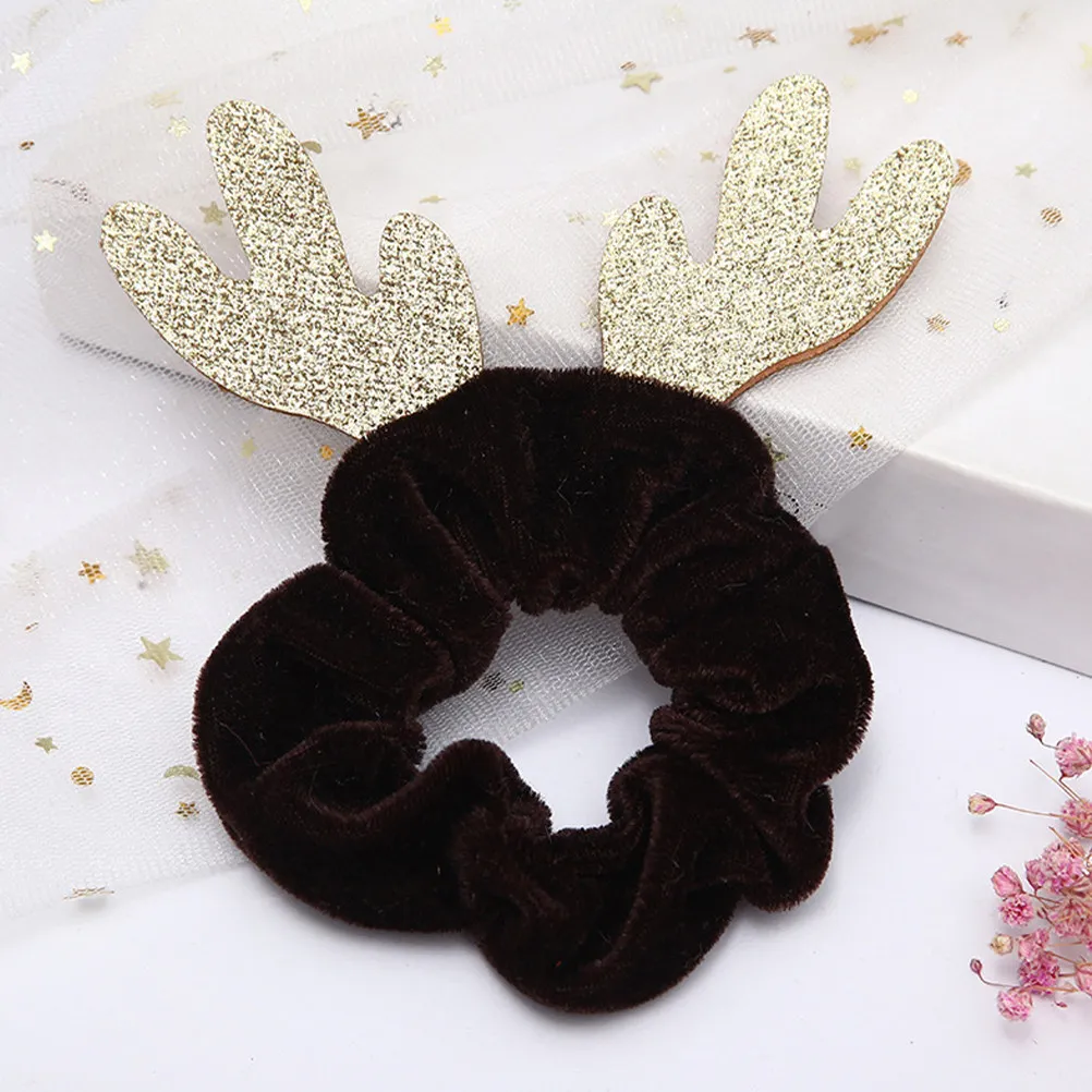 

2pcs Christmas Scrunchies 2.5 Inch Extra Large Xmas Bands For Women Holiday Accessories Soft Hair Ties For Thick Hair