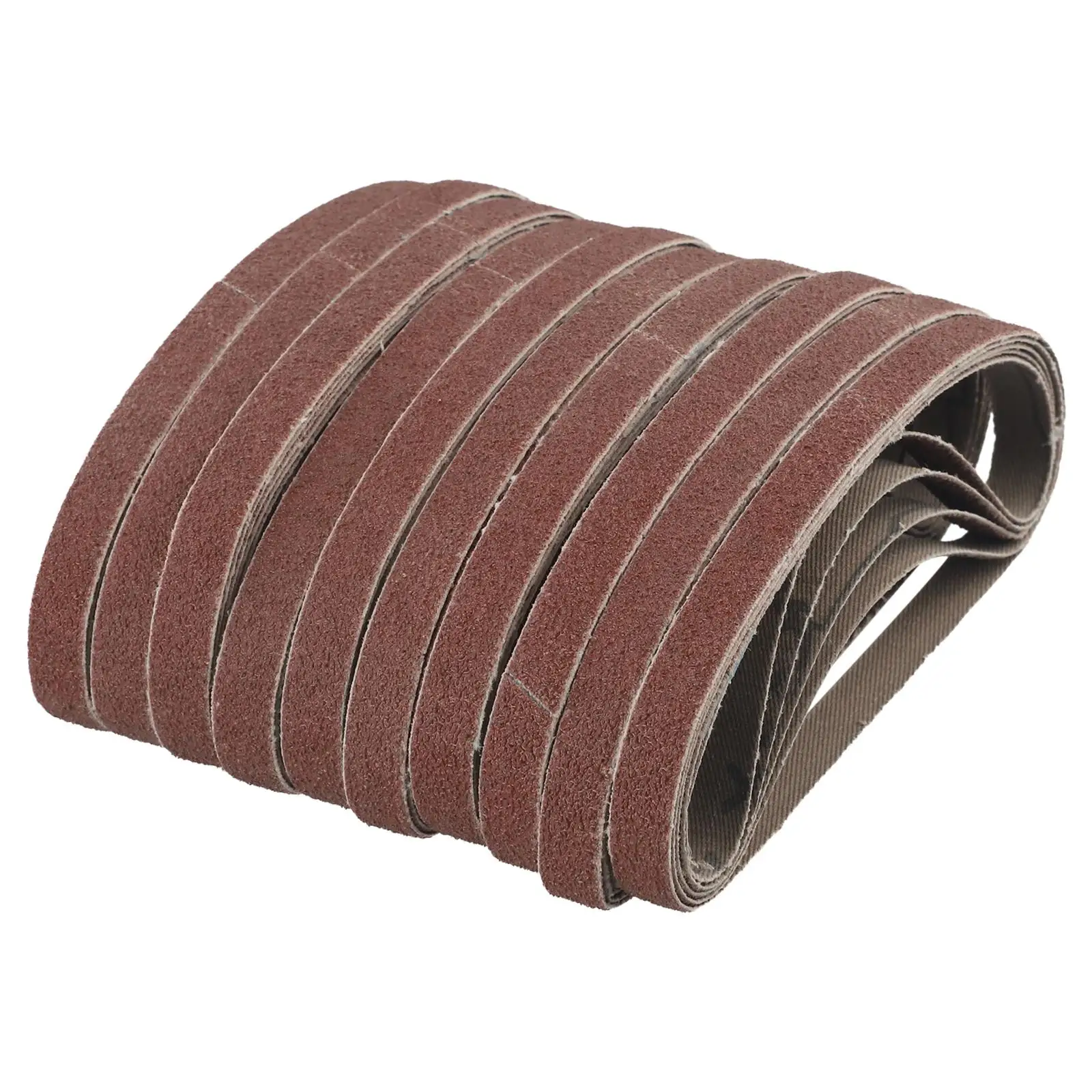 50pcs 10x330mm Sanding Belt Sandpapers Grit 40 60 80 120 Sandings Paper Abrasive Belt For Air Belt Sander Polishing Machine