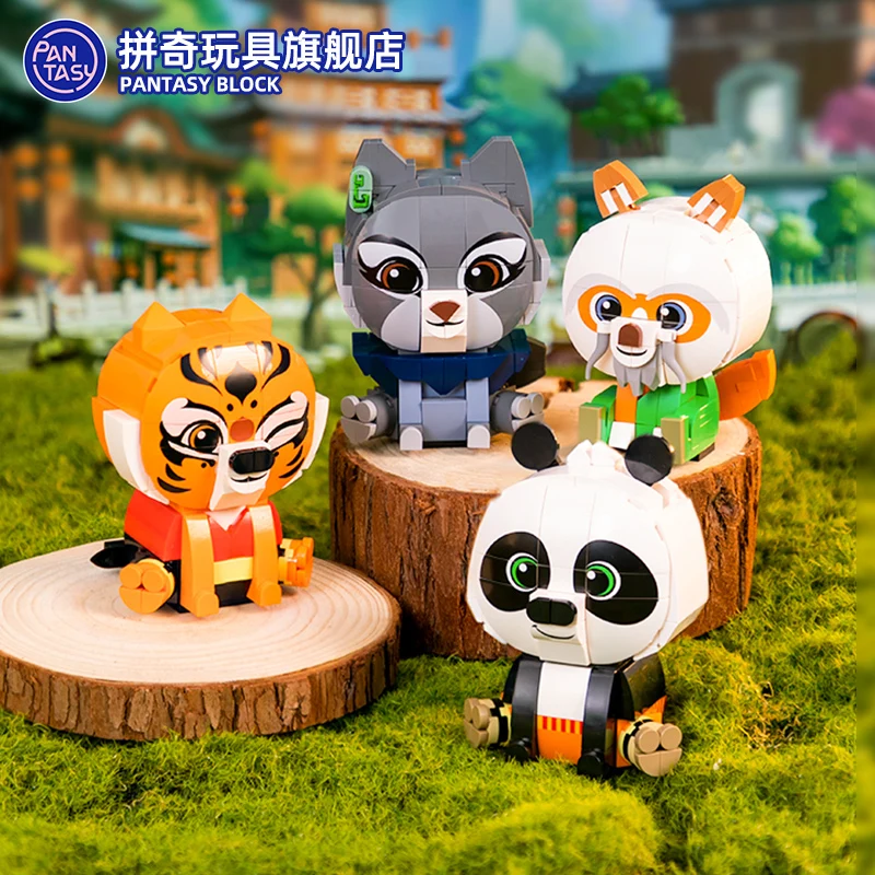 

Pinqi Kung Fu Panda Building Blocks Animal Building Blocks Toy Set Educational Toys Gift Chinese Building Blocks