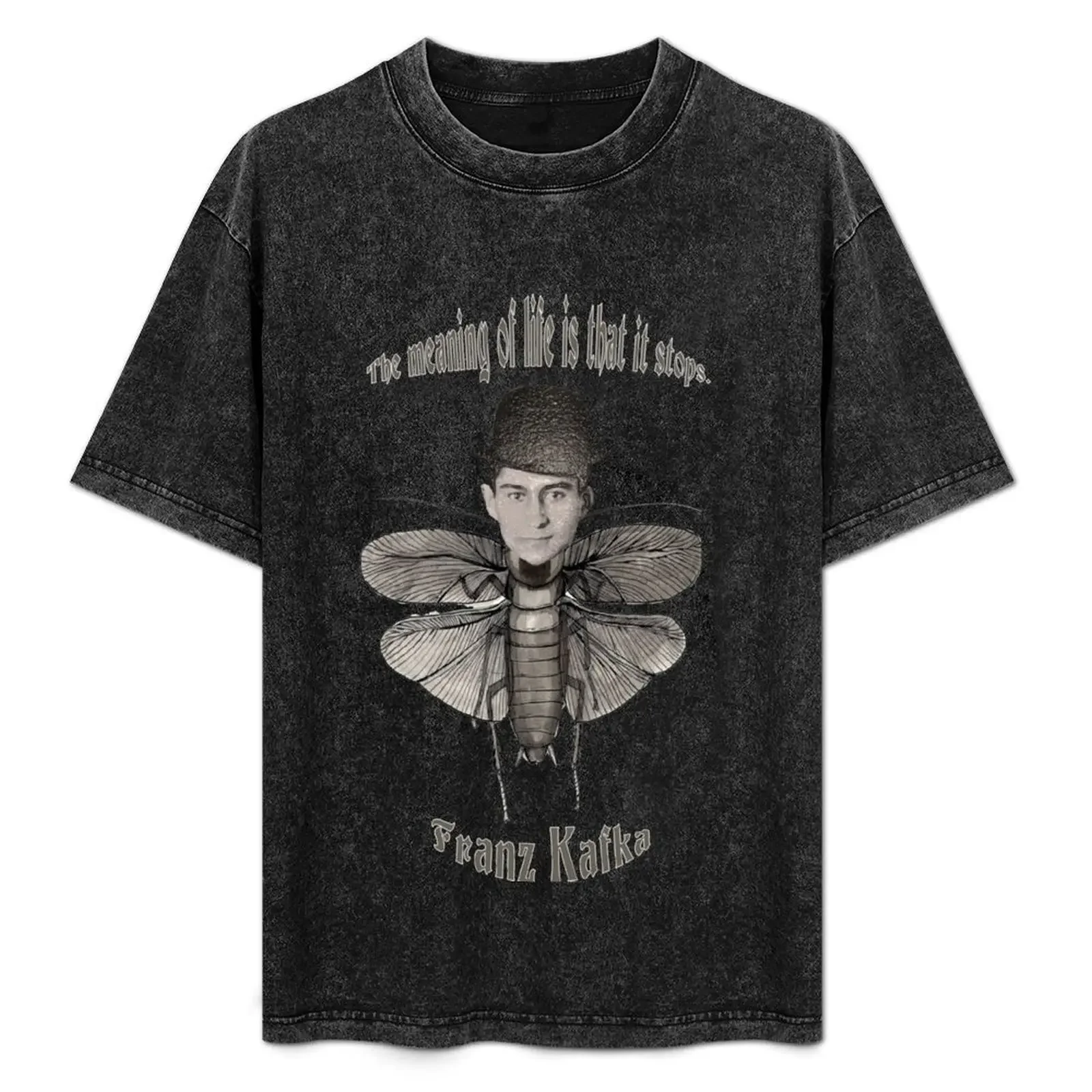 

The meaning of life is that it stops. T-Shirt plus sizes anime graphics mens white t shirts