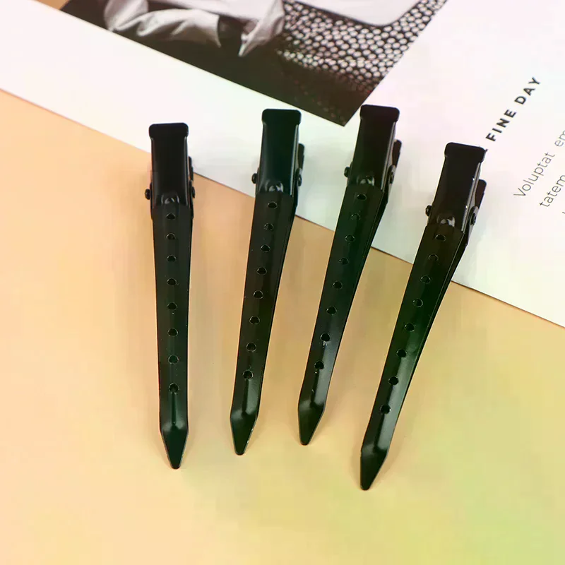 Metal Hair Clips For Styling Sectioning Professional Salon Hairpin Clamps Hair Root Fluffy DIY Clip Tools Hair Accessories 10Pcs