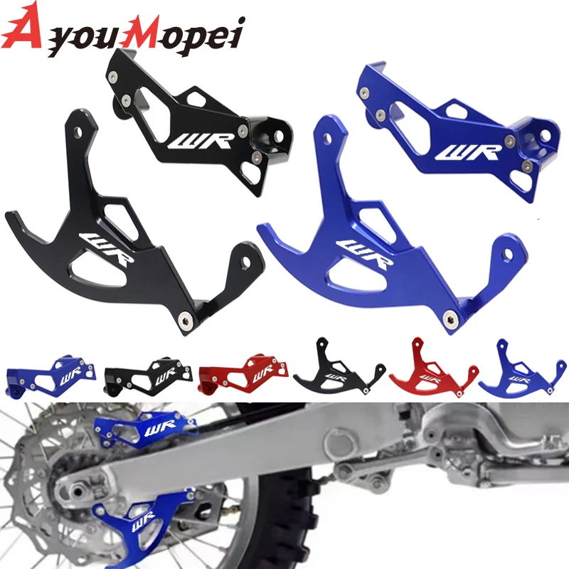 For YAMAHA WR250F WR450F WR250X WR250R WR 250F 450F 250X 250R Motorcycle WR LOGO CNC Rear Brake Caliper Guard Cover Protector