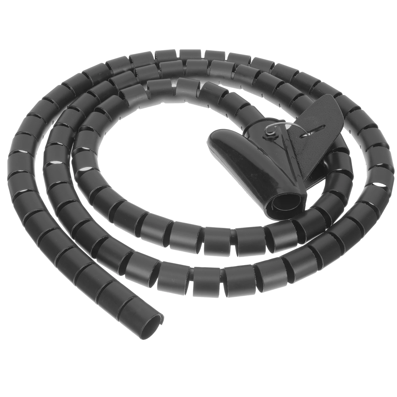

Flexible Spiral Winding Cable Sleeve Coiled Tube Wire Wrap Cable Management Organizer for Home Office Computer System