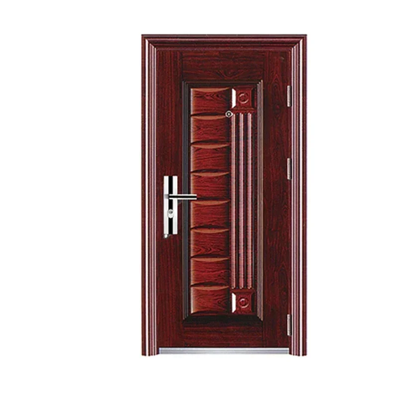 WISH High Quality Soundproof Customize Exterior Metal Security Front House Entry Doors