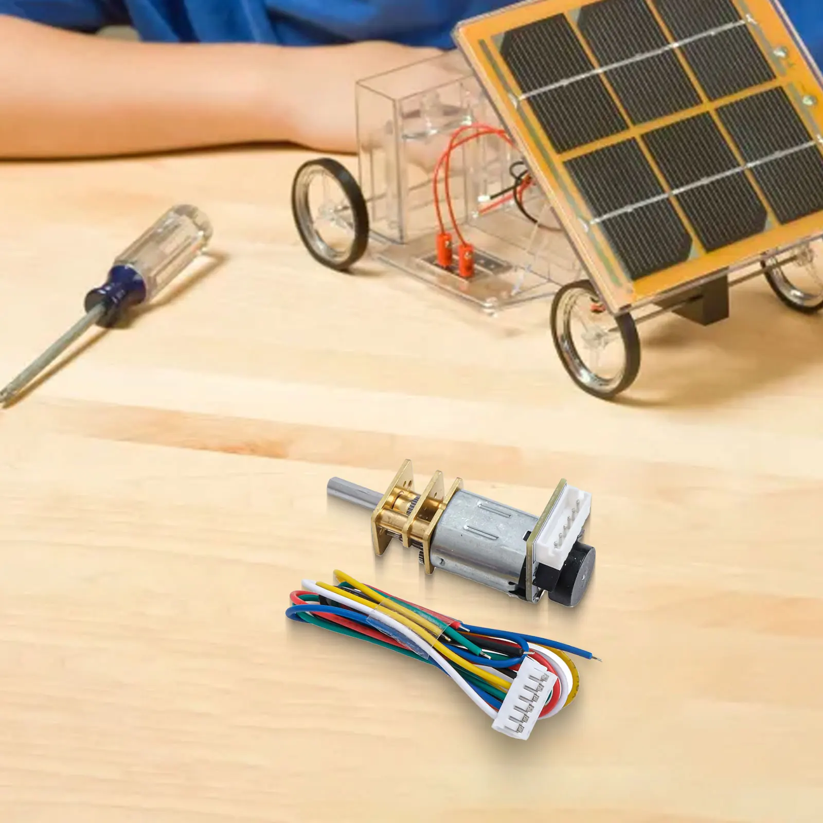 DC 6V Metal Gearmotor with Encoder Compatible with For GA12 For N20 Great Performance in Small Robotic Devices