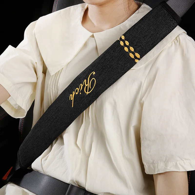 

Car Safety Belt Cover Pads Universal PU Auto Leather Shoulder Cushion Protector Vehicle Seat Strap for Women and Children