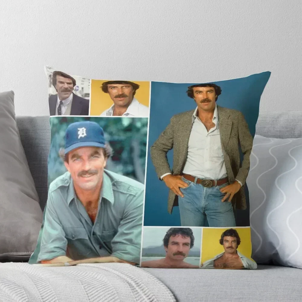 

Tom Selleck Throw Pillow Cushions For Decorative Sofa Cushions Home Decor pillow