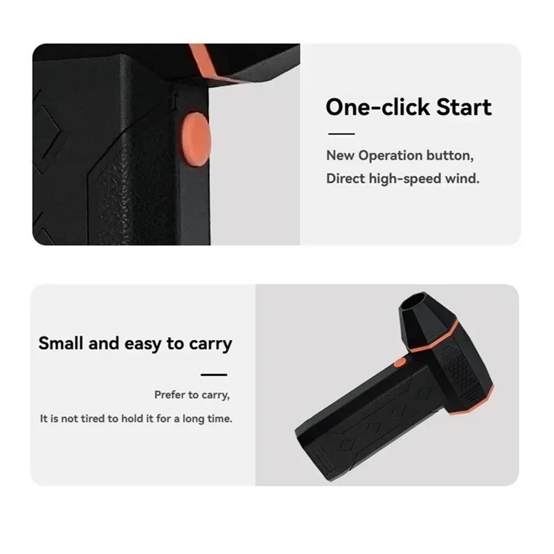 Duster Electric 2025 Compressed Air  Air Duster 130000RPM Turbo Jet Fan 80M/S High Speed Fan For Computers Cars Outdoor C