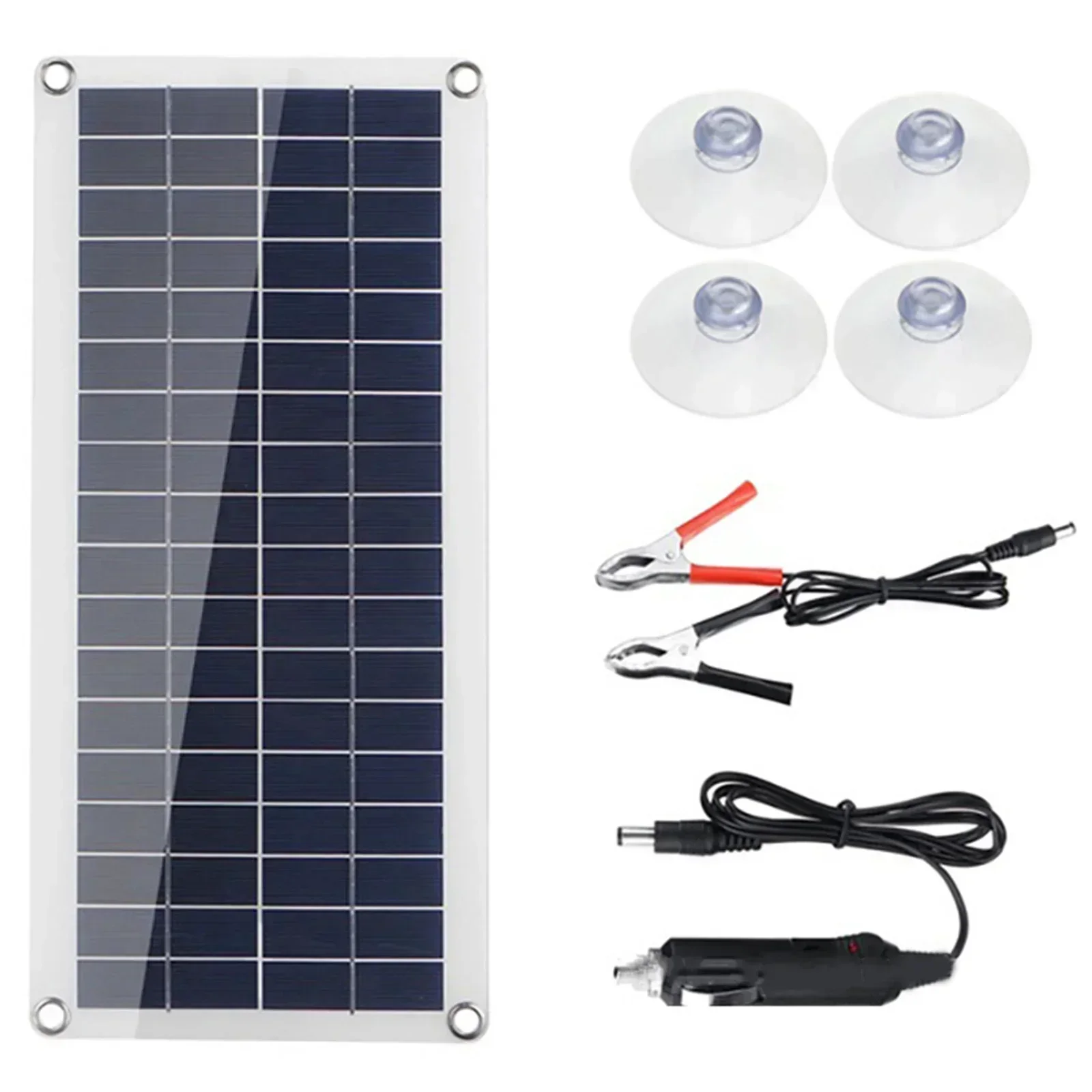 50W Solar Panel Kit 12 Volt Trickle Charger Battery Charger Battery Charger Module Flexible Solar Panel Boats Emergencies Tool