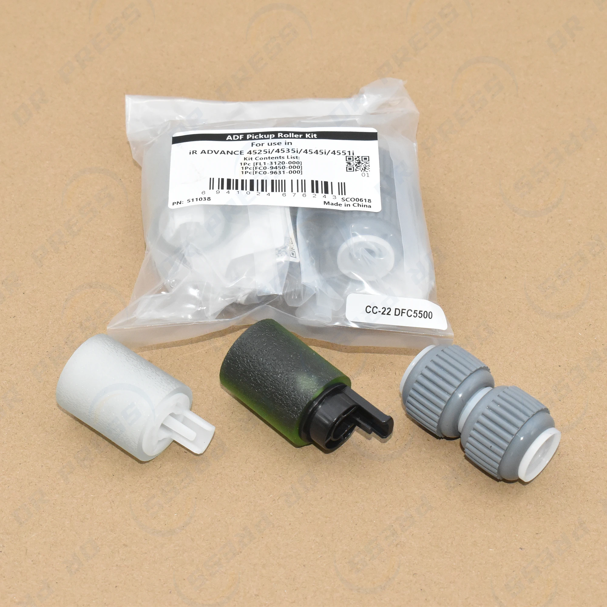 FL1-3120 FC0-9450 FC0-9631 for CET ADF Pickup Roller Kit for Canon  iR ADV C5535i C5540i C5550i C5560i C5535 C5540 C5550 C5560