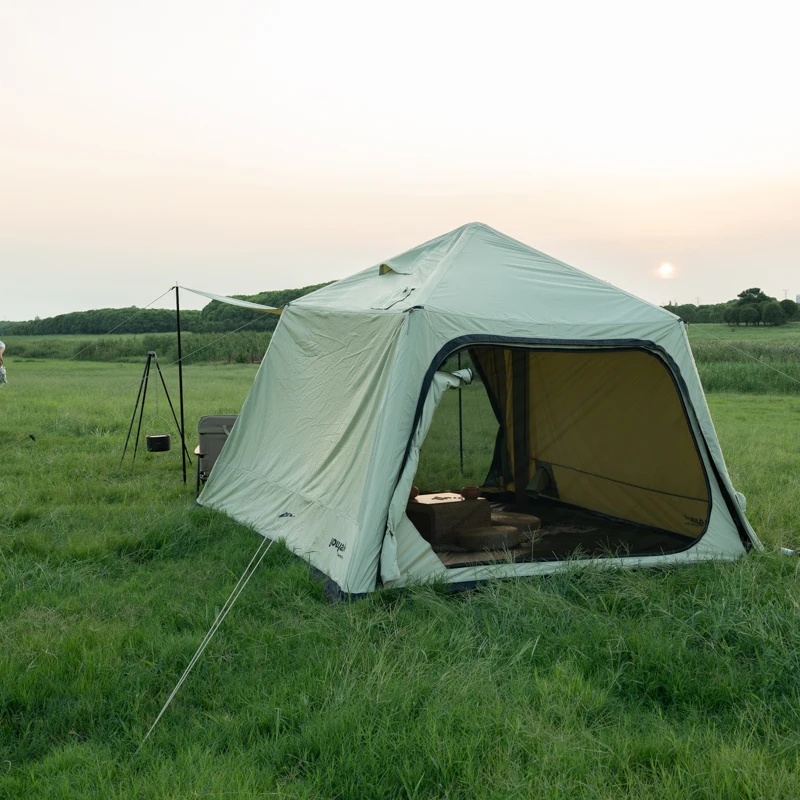 

Waterproof Glamping Air Tent New Design Inflatable Family Camping Tent For Outdoor Hiking Mini House