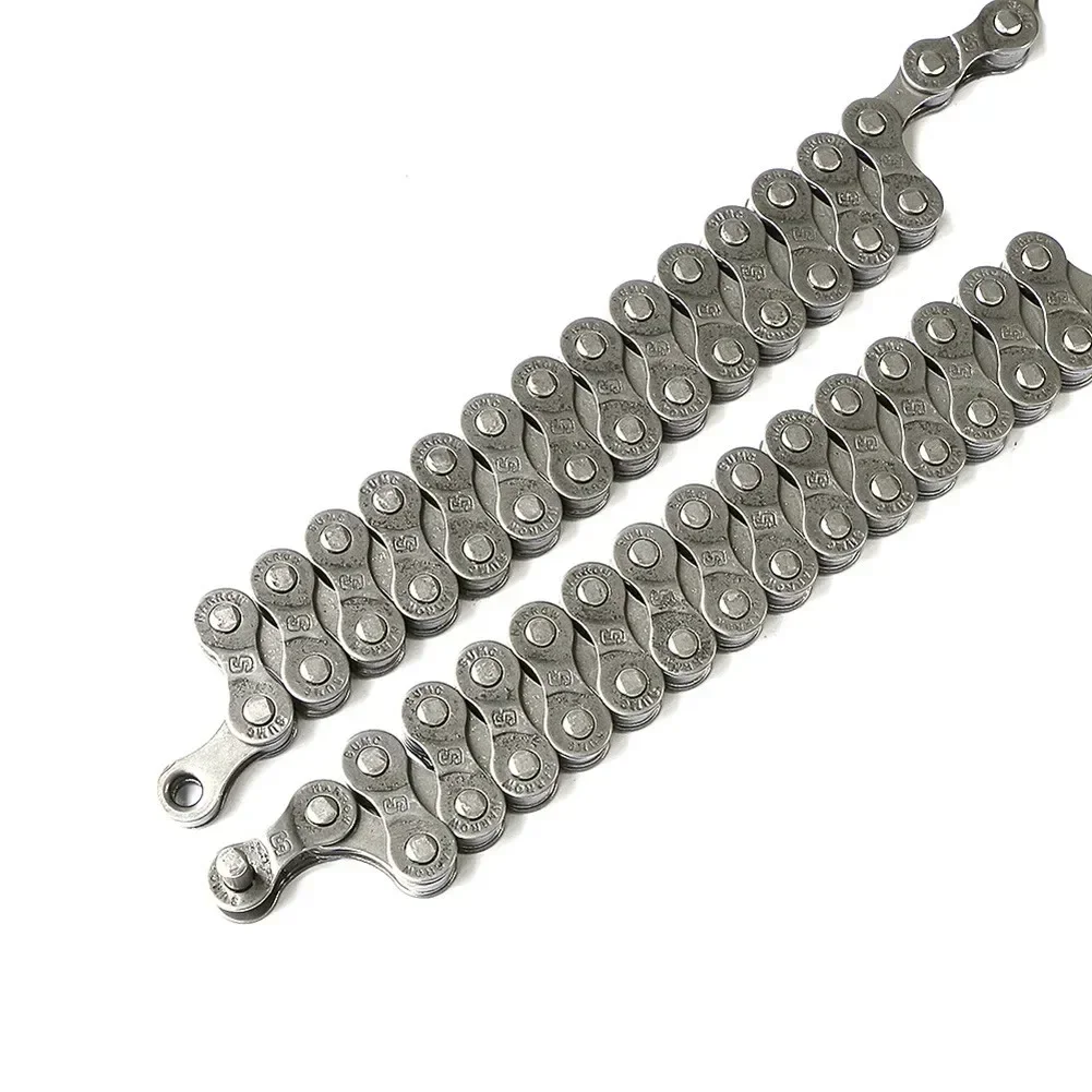 1pc 6/7/8 Speed Bike Chain Bicycle Chain For Road & Mountain Bike, Quick Link Included For Easy  Chains Replacement