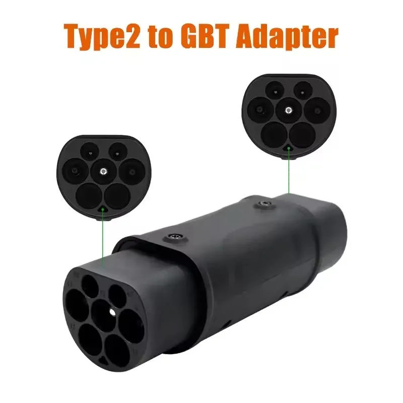 Draagbare EV-laderadapter converter type 2 naar type 1 EV SAE J1772 naar GBT EV-laderconnector voor type 2 naar GBT elektrische auto
