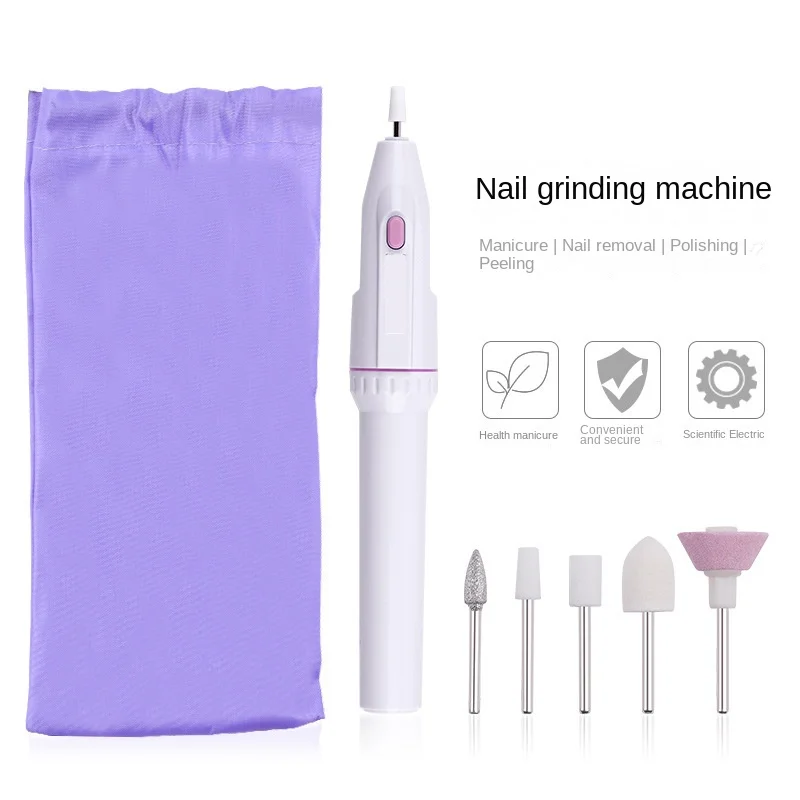 Mini Nail Electric Polishing Machine Test Grinder 5-in-1 Nail Drill Electric Instrument Accessories Professional Nail