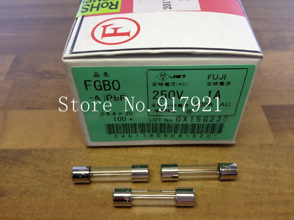 [ZOB] FUJI JET FGBO 1A fuse tube imported Fuji 250V 6X30 PSE genuine original  --200PCS/LOT