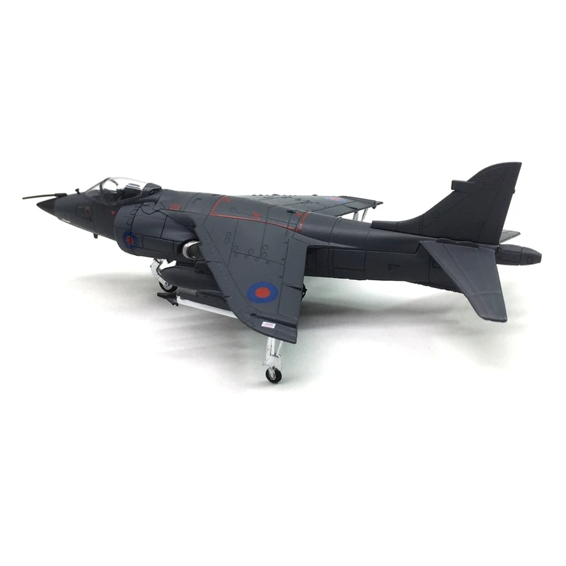 1/72 British Harrier Jet Vertical Lift Fighter Jet Simulation Alloy Diecast Airplanes For Collection Gift Home Decor