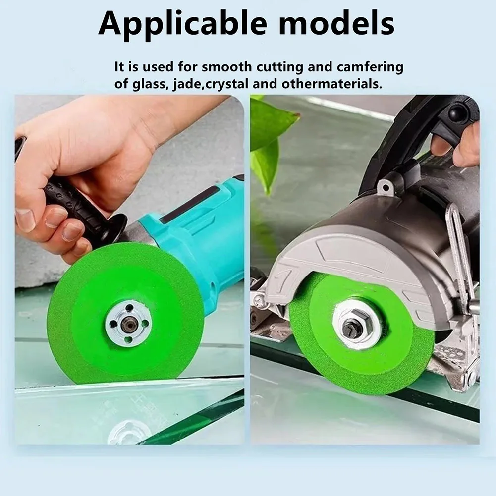125mm Diamond Saw Blade 2pcs Emery Cutting Disc For Glass Wine Bottle Chamfering Grinding Wheel Tools