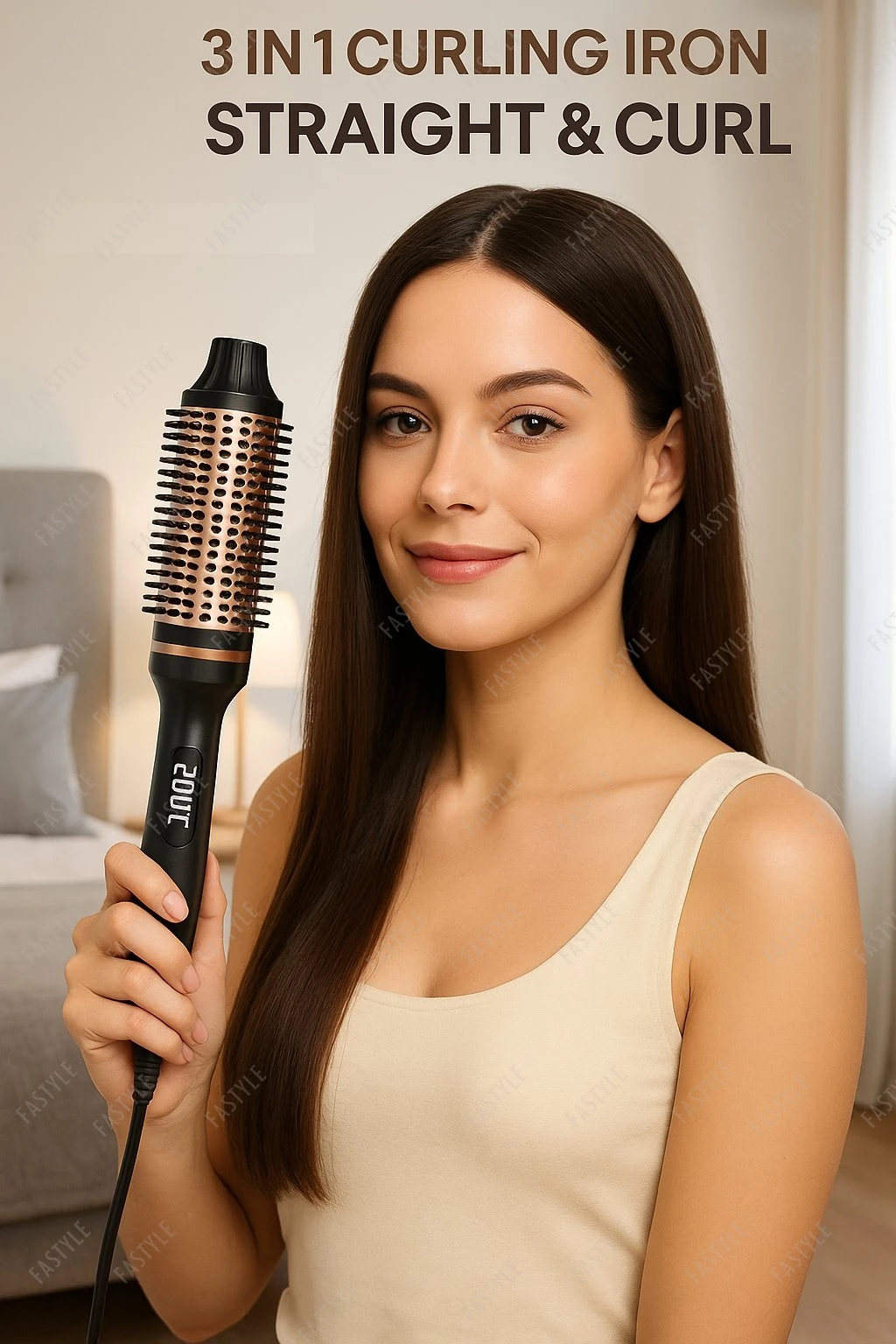 

Щипцы для завивки волос 10, керамические щипцы для завивки волос, двойные PTC для женщин, горячая щетка для путешествий, быстрый нагрев, щетка с подогревом, термощетка