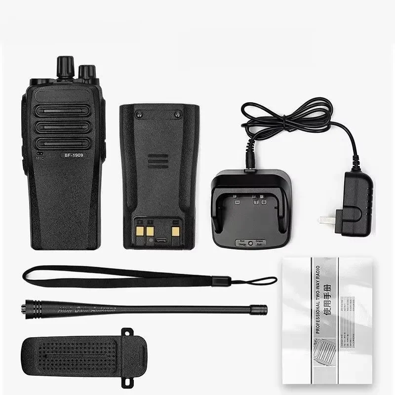 2026 hot for BF-1909 High Power Long Range 5W Civilian Vehicle Team Outdoor Self Driving Tour Walkie Talkie Two Way