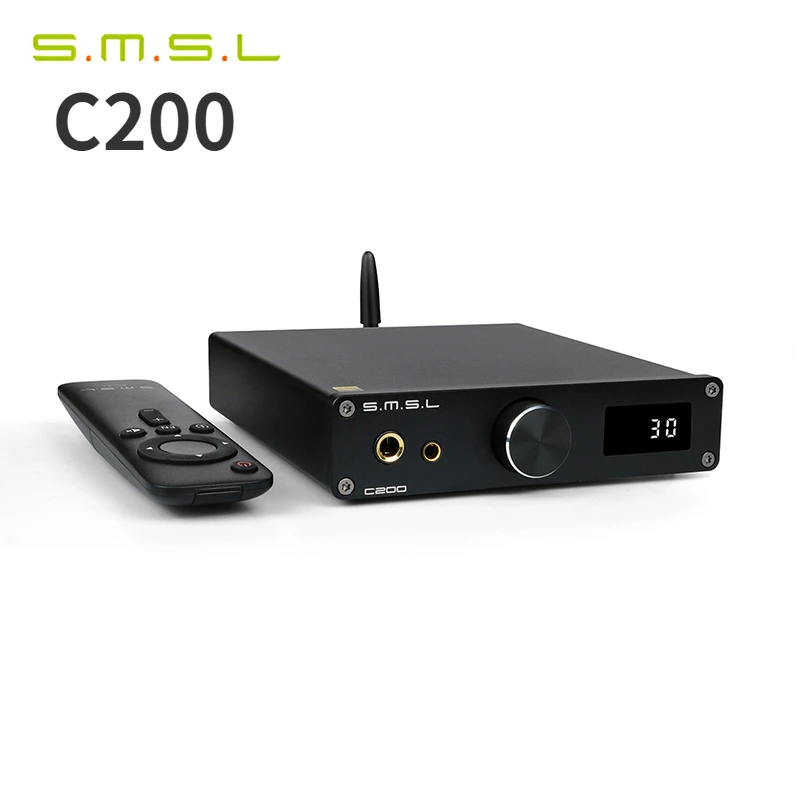 

SMSL C200 DAC USB ES9038Q2M Headphone Amp OPA1612A*4 TRS Balanced 4.4mm 6.35mm Output Bluetooth 5.1 HiFi Decoder for PS4 PS5