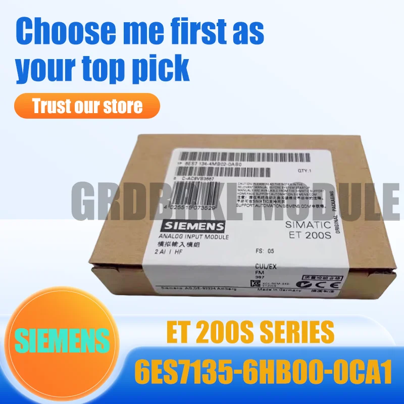 

New Original SIEMENS 6ES7134-4MB02-0AB0 6ES7 134-4MB02-0AB0 ET200S input module
