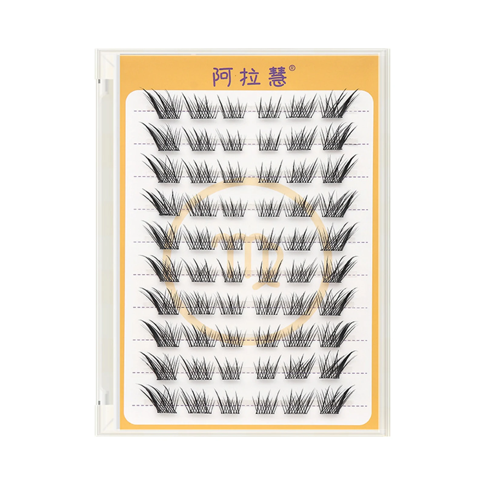 Cílios postiços realistas, extensões de cílios sem cola, cluster de cílios noglue sem costura para mulheres de todas as idades, maquiagens