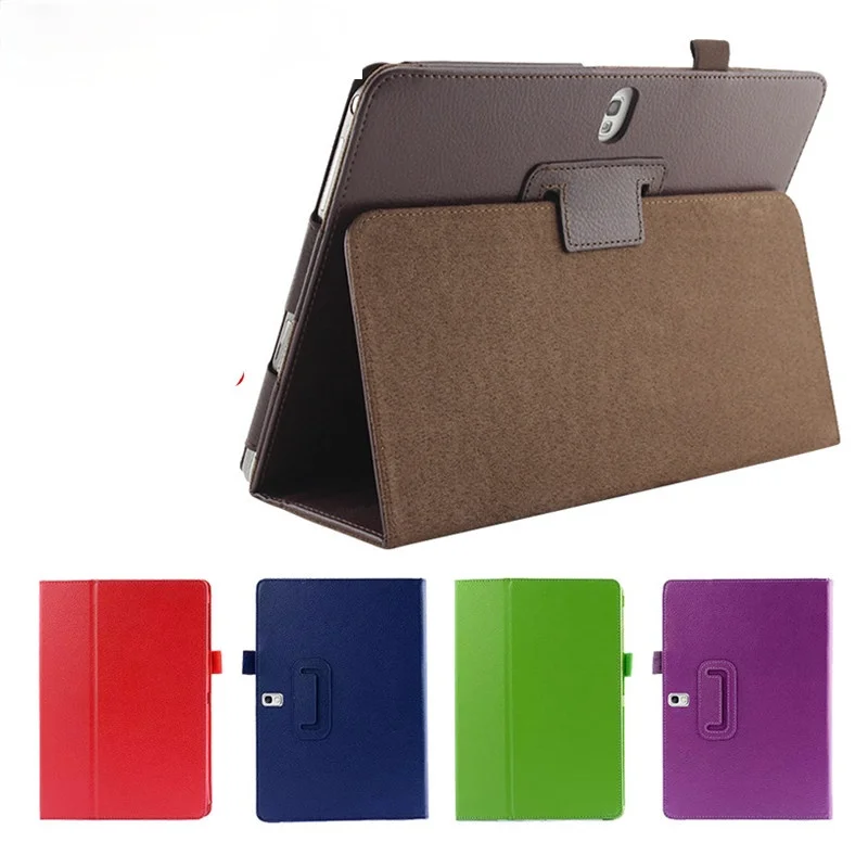 Case for Samsung Galaxy Tab S T800 T805 10.5 inch PU Leather Flip Tablet Cover Smart Shell for Galaxy Tab S SM-T800 Tablet Case