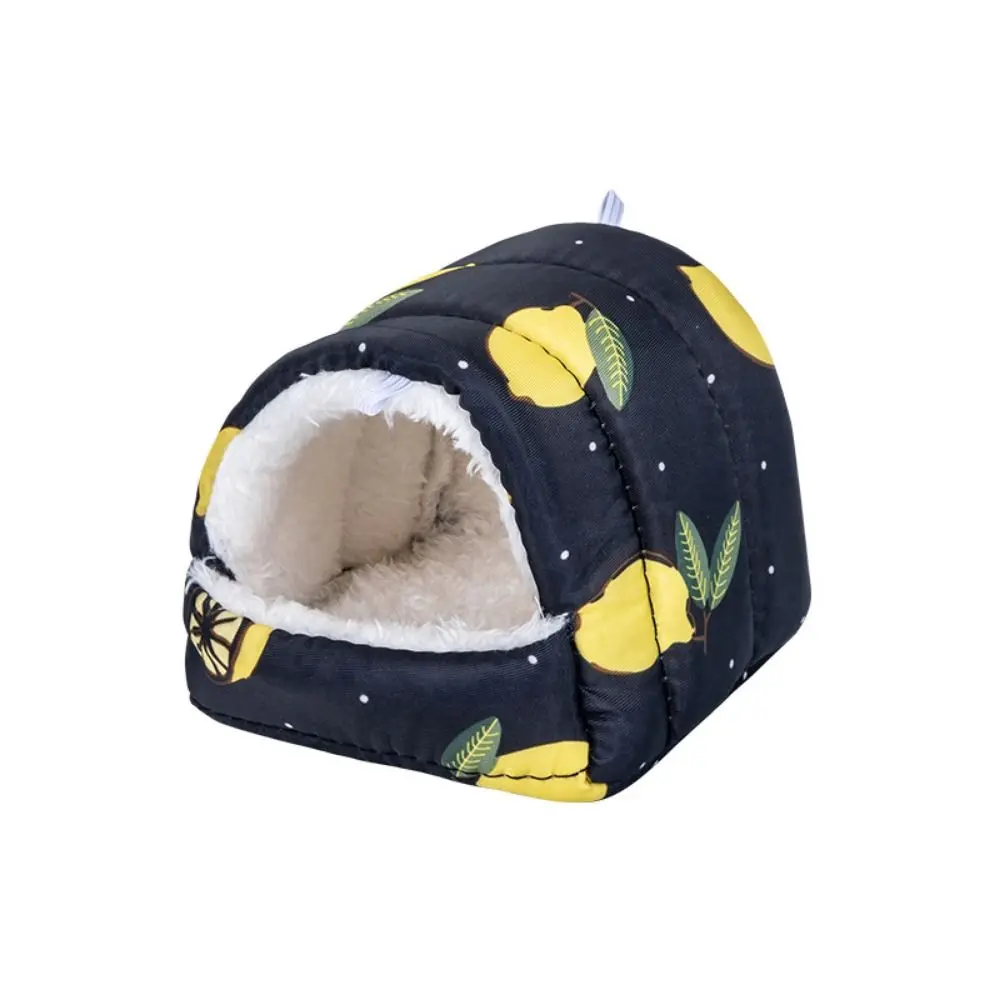 

Guinea Pig Nest Hanging Hamster Warm Nest Cotton/Canvas Warm Pet Sleeping Bed Comfortable Soft Hamster House Spring