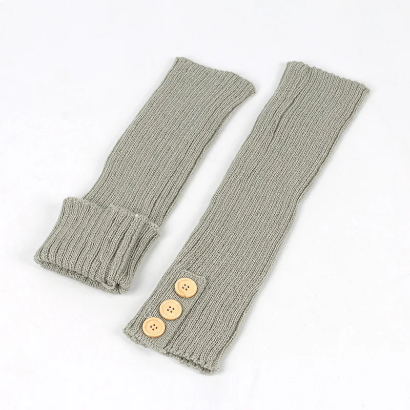 1Pair Women Long Button Crochet Leg Warmers Winter Fall Knit Boot Cuffs Socks Boot Warmers Boot Toppers Gaiters