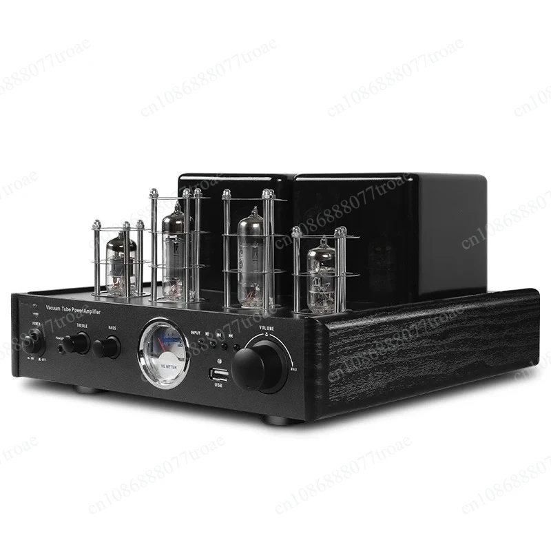 HIFI Tube Audio System LED BT5.0 Class AB Power Amplifier with Subwoofer Output AV-2030R