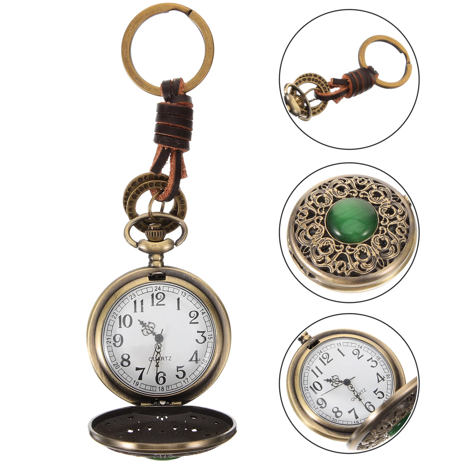 

Vintage Pocket Watch Digital Watch Compact Size Lightweight Easy to Carry Resistant to Breakage Gift Idea for Family Friends